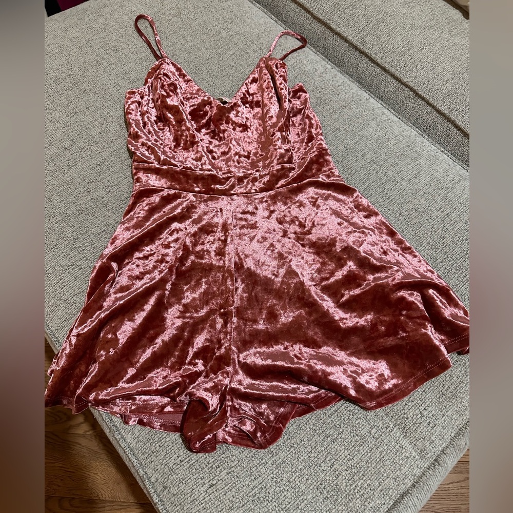 NWT Boutique Velvet Romper